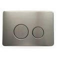 thumbnail image 1 of Fine Fixtures  Concealed Tank Push Button (Actuator) Satin Nickel Round - Push Plates (Metal), 1 of 5