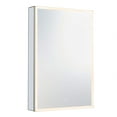 thumbnail image 1 of Fine Fixtures Frameless Mirrored Medicine Cabinet with LED Lighting – Modern Wall-Mounted Storage for Bathroom, Sleek and Stylish Design - 24" x 36" - Right Hand, 1 of 9