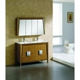 thumbnail image 1 of Fine Fixtures Imperial Collection 48" Double Bathroom Vanity Cabinet Set, Wheat, 1 of 8
