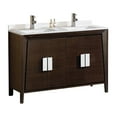 thumbnail image 1 of Fine Fixtures Imperial Collection 60" Double Bathroom Vanity Cabinet Set, Ebony wave, 1 of 2