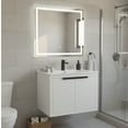 thumbnail image 1 of Fine Fixtures Kingsford Vanity 24" Wide With Doors - White - Sink Included, 1 of 10