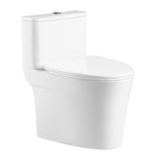 Fine Fixtures Modern One Piece Round Toilet