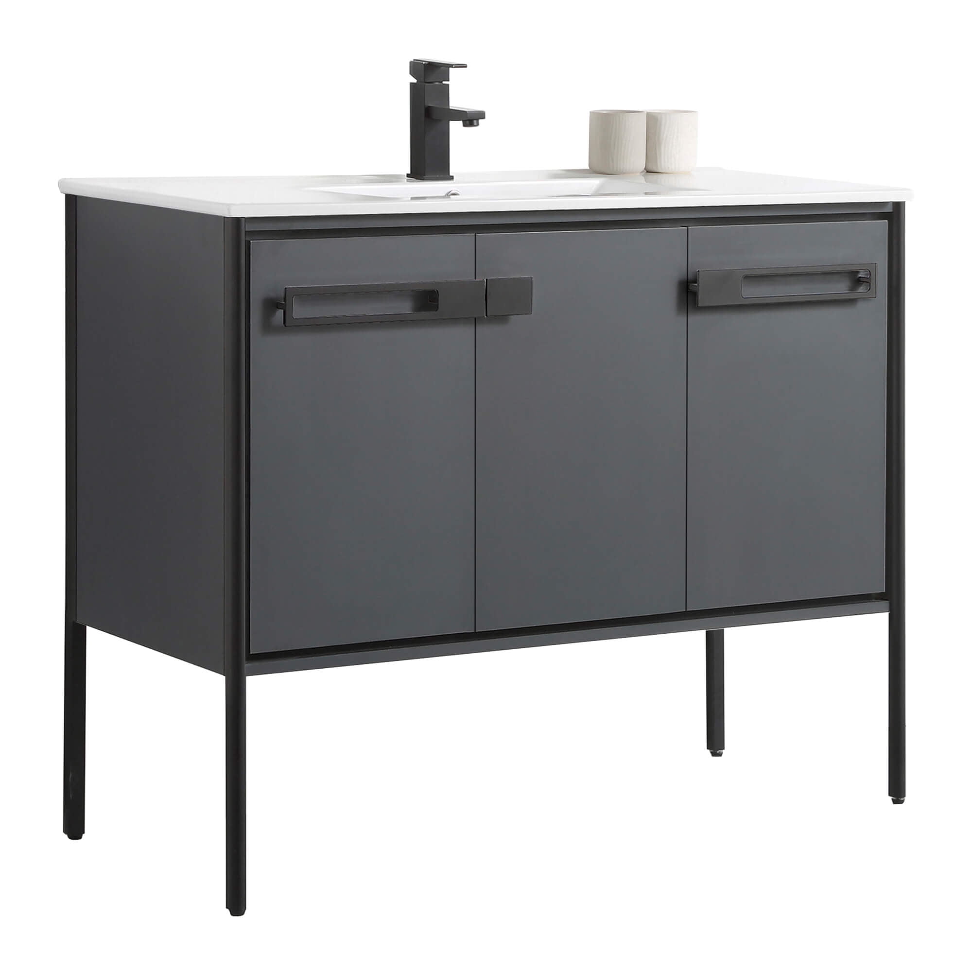 Fine Fixtures Oakville 42 in. W x 18 in. D x 33 in. H Bathroom Vanity
