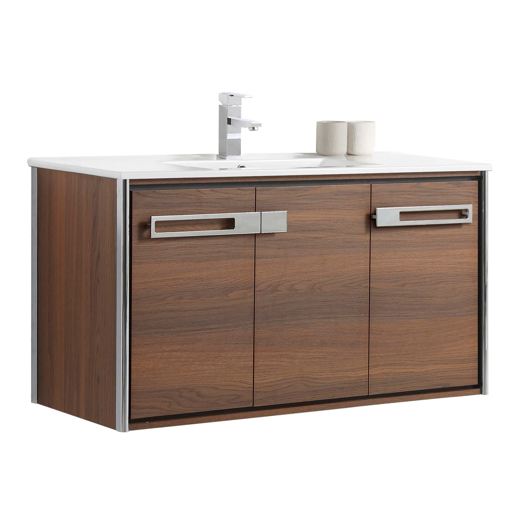 Fine Fixtures Oakville 42 in. W x 18 in. D x 33 in. H Wall Mounted