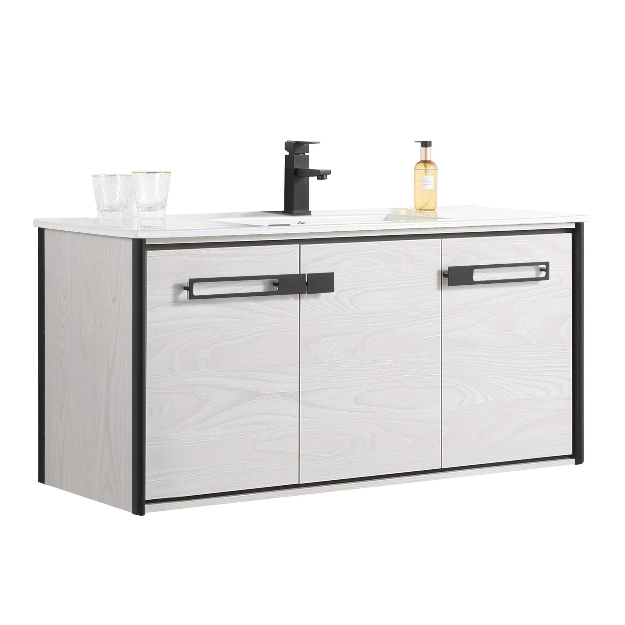 Fine Fixtures Oakville 48 in. W x 18 in. D x 33 in. H Wall Mounted