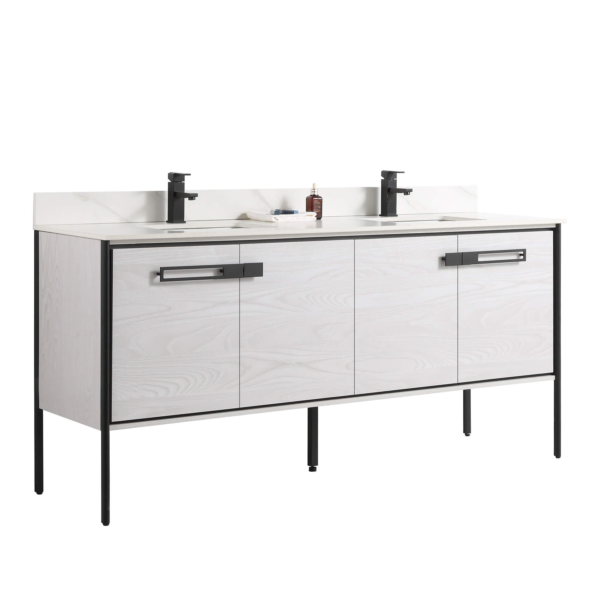 Fine Fixtures Oakville 72 in. W x 20 in. D x 33 in. H Bathroom Vanity