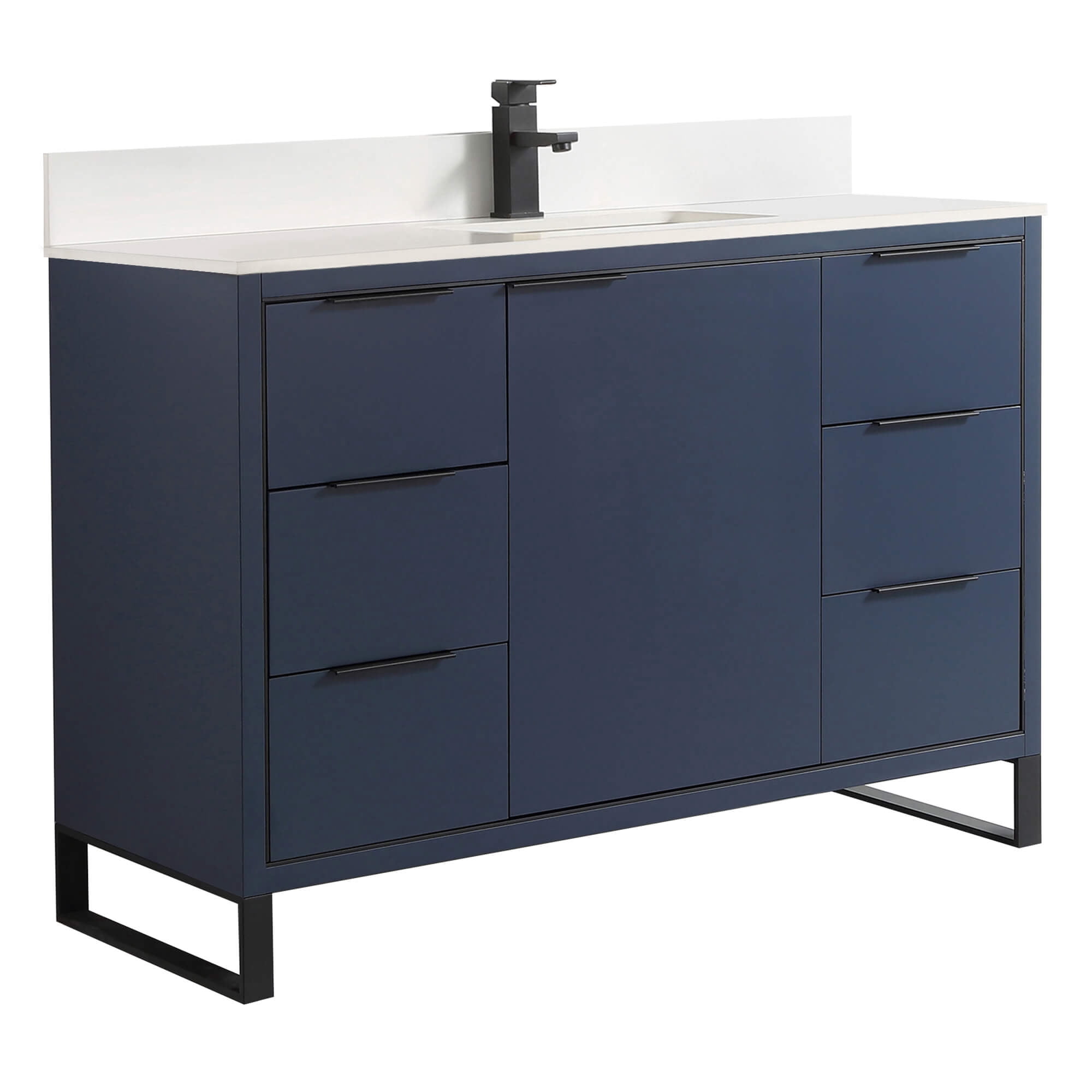 Fine Fixtures Opulence Collection 48 in. W x 20 in. D x 33 in. H ...