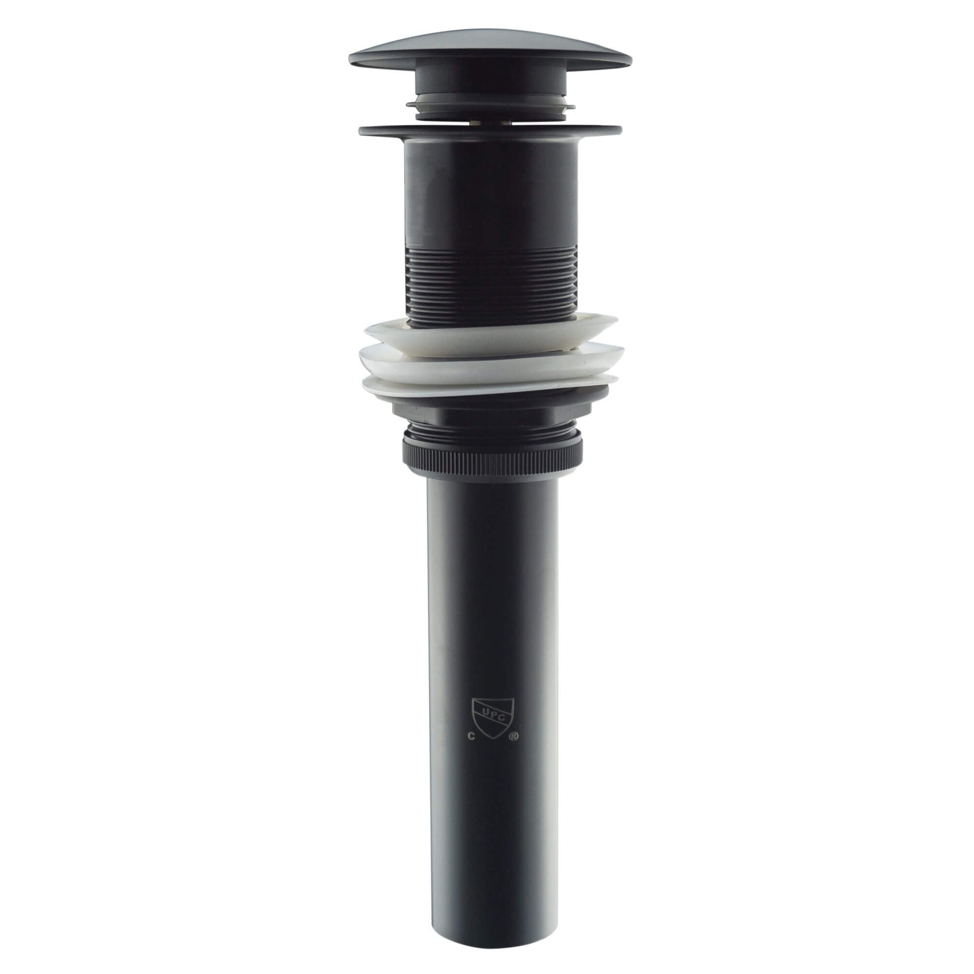 Fine Fixtures Pop-Up Bathroom Sink Drain Black Without Overflow ...