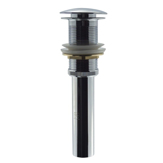Fine Fixtures Pop-Up Bathroom Sink Drain Polished Chrome Without Overflow