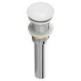 thumbnail image 1 of Fine Fixtures  Pop-Up Bathroom Sink Drain White Without Overflow, 1 of 6