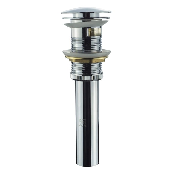 Fine Fixtures Pop-Up Bathroom Sink Drain with Overflow, Polished Chrome