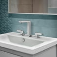 thumbnail image 1 of Fine Fixtures Square Bathroom Faucet, 8" Spread, Polished Chrome, 1 of 6