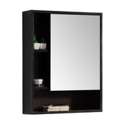 Fine Fixtures Surface Mount Bathroom Medicine Cabinet, Grey.
