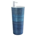 thumbnail image 1 of Fine Fixtures VANNES PEDESTAL 16"X16" BRUSHED BLUE, 1 of 5