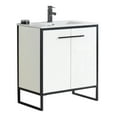 thumbnail image 1 of Fine Fixtures Vdara 30" Bathroom vanity Cabinet Set, White Straight Grain, 1 of 7