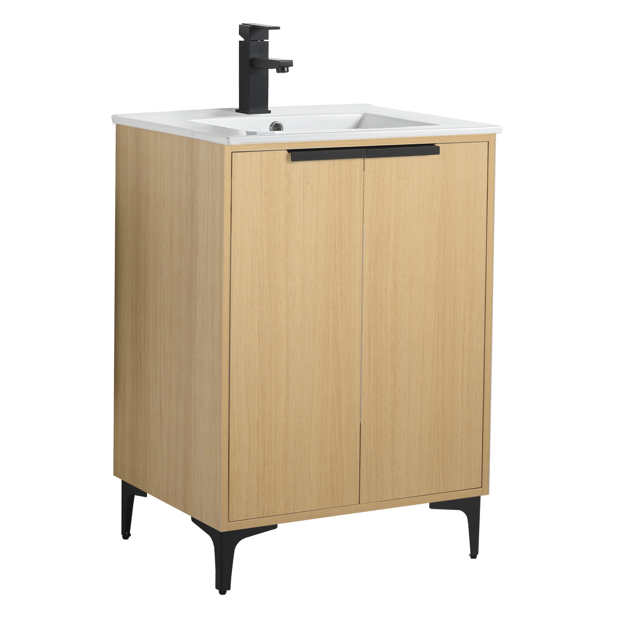 Fine Fixtures Wilmington 24 Inch Bathroom Vanity With Sink - Fully Assembled Bathroom Sink Cabinet, Bathroom Vanities, Wood Bathroom Vanity, Small Bathroom Sink Cabinet, 24 Bathroom Vanity With Sink