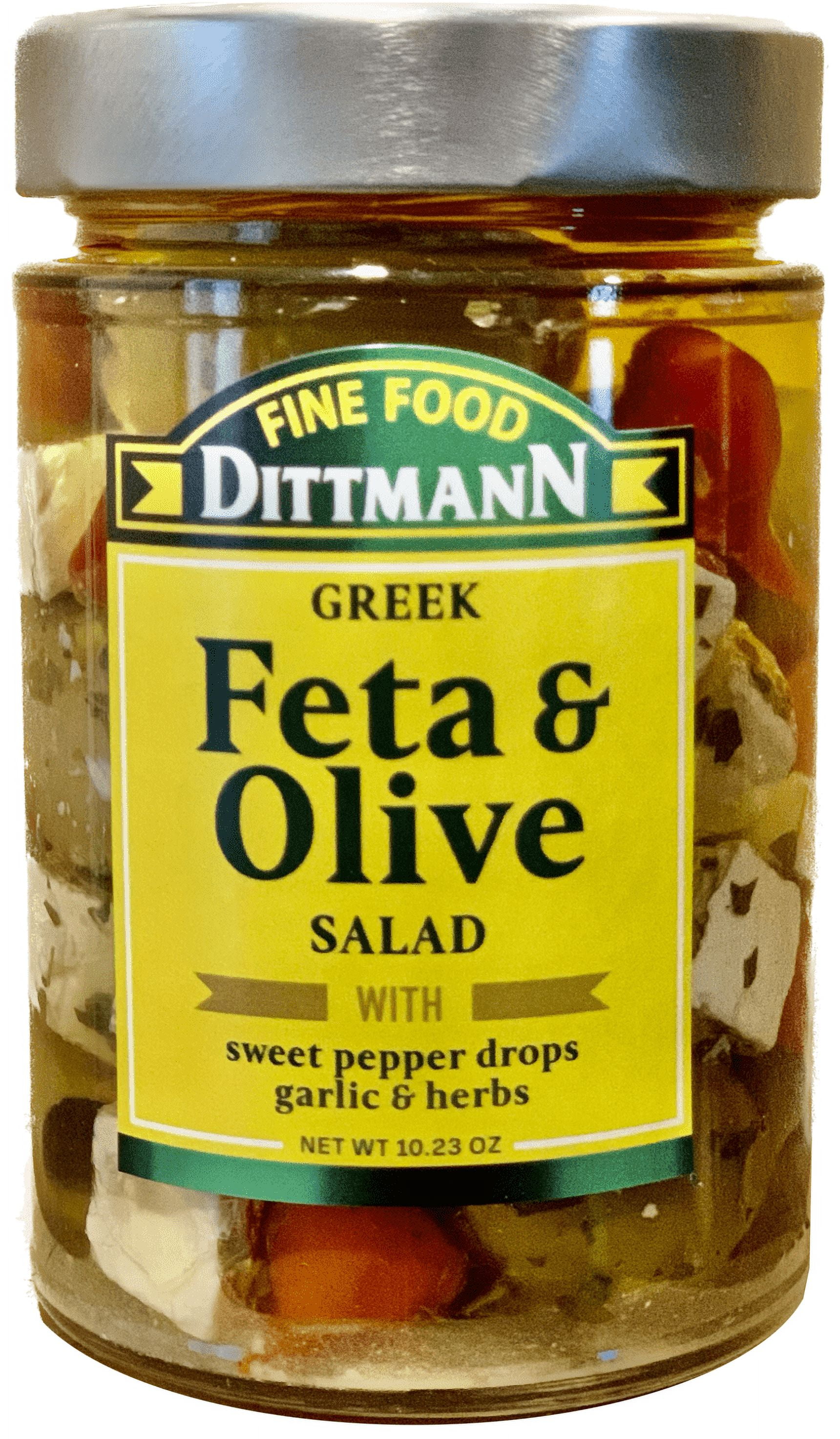Fine Food Dittmann Greek Feta with Queen Olives and Sweet Pepper Drops