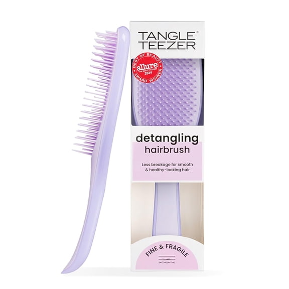 Fine & Fragile Ultimate Detangler Brush, Dry Wet Hair Brush to Detangle Reduce Breakage, Hypnotic Heather