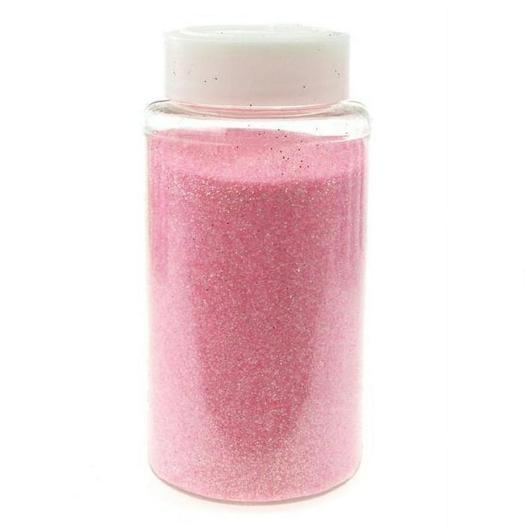 Fine Glitter Bottle, 1-Pound BULK, Pink 