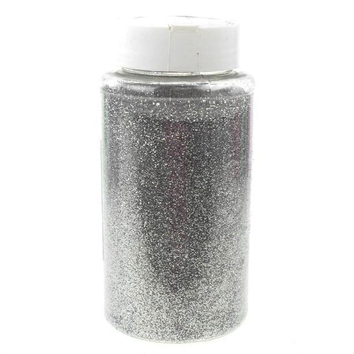 Fine Glitter Bottle, 1-Pound BULK, Silver 
