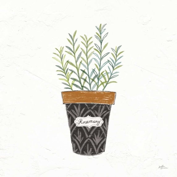 Fine Herbs Ix Poster Print by Janelle Penner