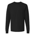 thumbnail image 1 of Tultex 202LS Fine Jersey Long Sleeve T-Shirt-Black-XS, 1 of 6