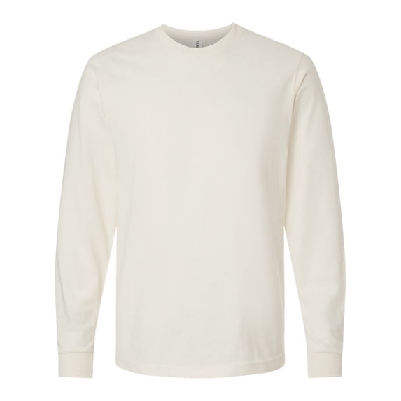 Tultex 202LS Fine Jersey Long Sleeve T-Shirt-Natural-3XL