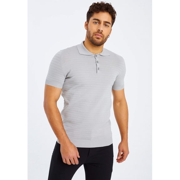 Fine-Knit Polo Shirt