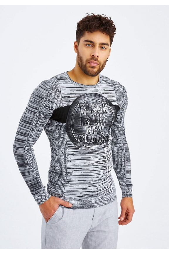 Fine Knit Round Neck Sweater