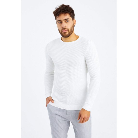 Fine Knit Round Neck Sweater