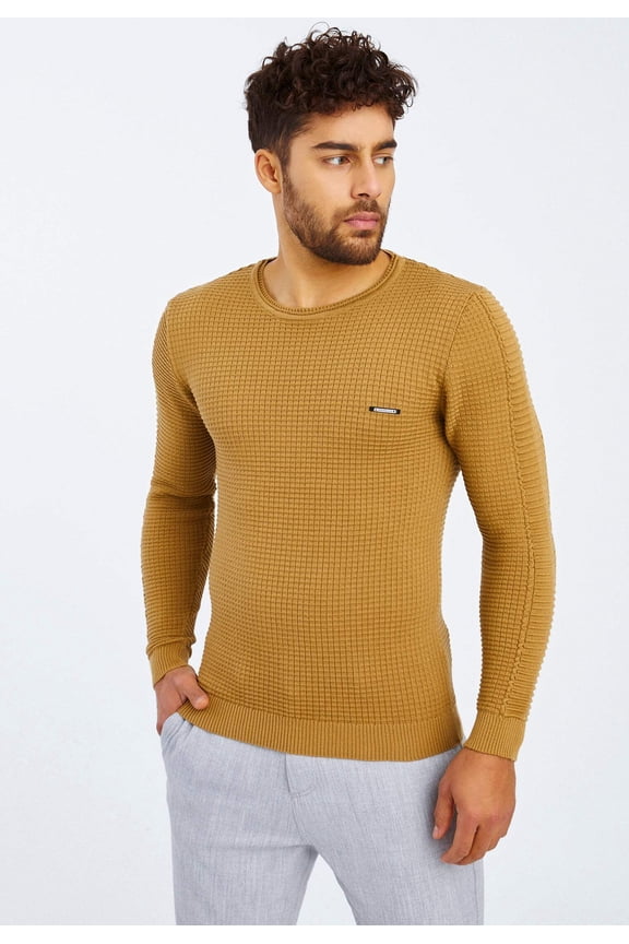 Fine Knit Sweater With Crew Neck
