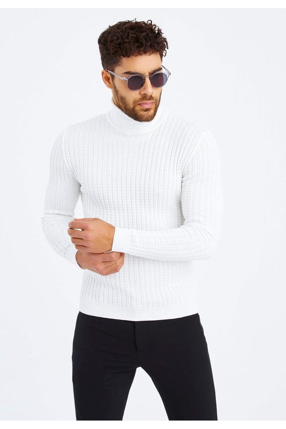 Fine Knit Turtleneck Sweater