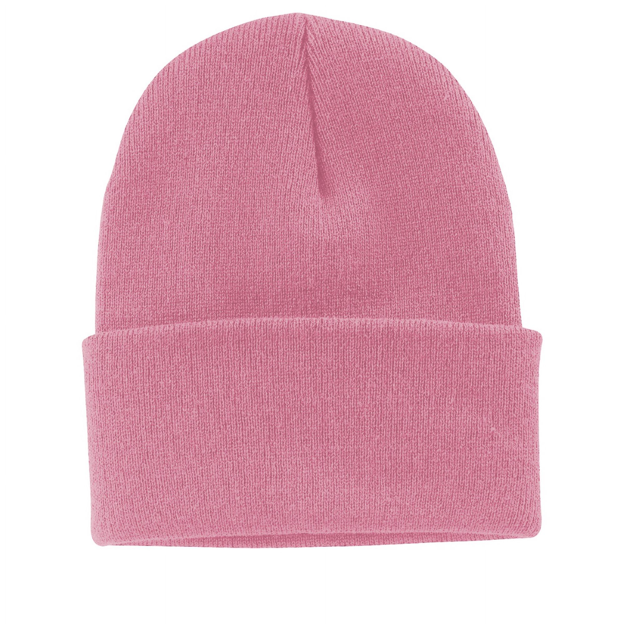 Hat ANTONIO Knit Cap Beanie Pink One Size Pink Beanie – The Provincetown Independent Shop main image 3