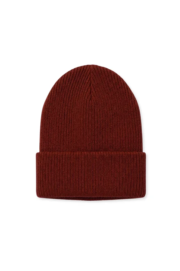 Fine Knit Watch Cap, U.S. Made, Burgandy