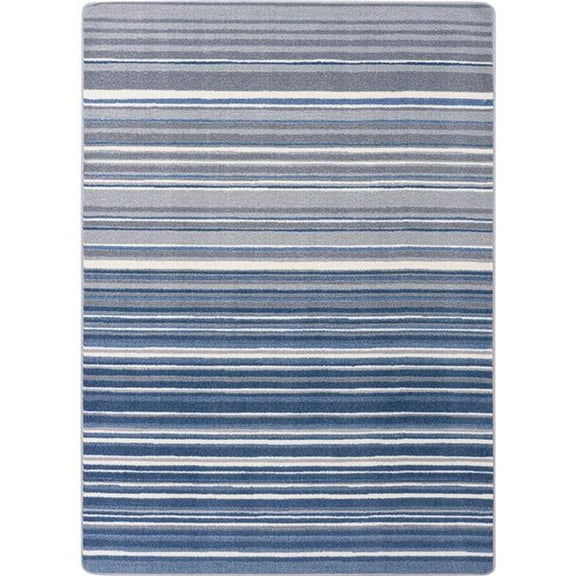 Fine Line 7'8' x 10'9' Area Rug In Color Marine