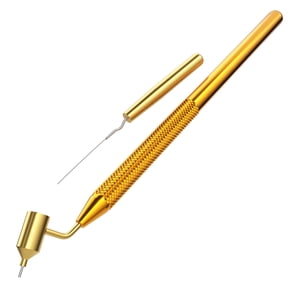 Fine Line Fluid Writer Paint Applicator Pen | Precision Touch Up Paint | Perfect For Rock Chips and Scratch Repair | 0.5mm Tip Brass Construction