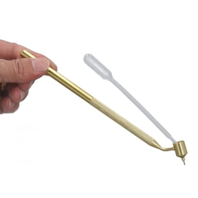 Fine Line Paint Pen 0.7mm Slanting Fluid Writer Detailing Painting Applicator for Rock Chip Scratch Repair with Dropper-0.7mm