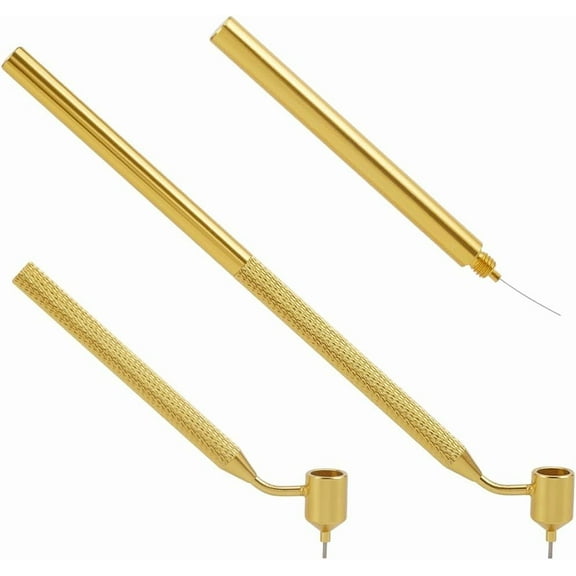 Fine Line Painting Pen Aluminum Fineliners Fluid Writer Paint Applicator Pen with 0.7mm Steam Tips Precision Slanted Touch Up Paint Pen for Cars Scratch Repair Art Craft Calligraphy Writing