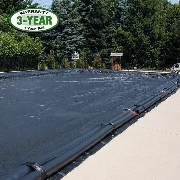 Fine Mesh 25' x 50' Rectangle Winter Pool Cover, 3 Year Warranty 452550REESM4BX