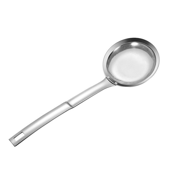 Fine Mesh Colander Spoon, Stainless Steel Colander Sieve, Metal Micro Sifter with Handle, Food Strainer Grease Spider Skimmer, Handheld Kitchen Cooking Gadgets, Food Filter for Tea, Rice, Juice
