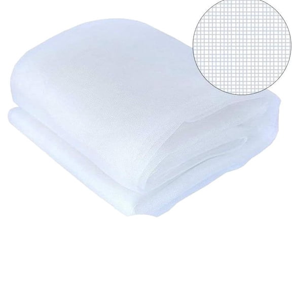 Fine Mesh Fabric Roll Multi Purpose Netting Cloth for Household Craft Garden Window Screen Repair DIY Projects