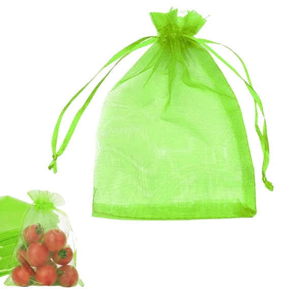 Fine Mesh Garden Net Barrier Bags for Vegetables Strawberries Tomatoes Trees
