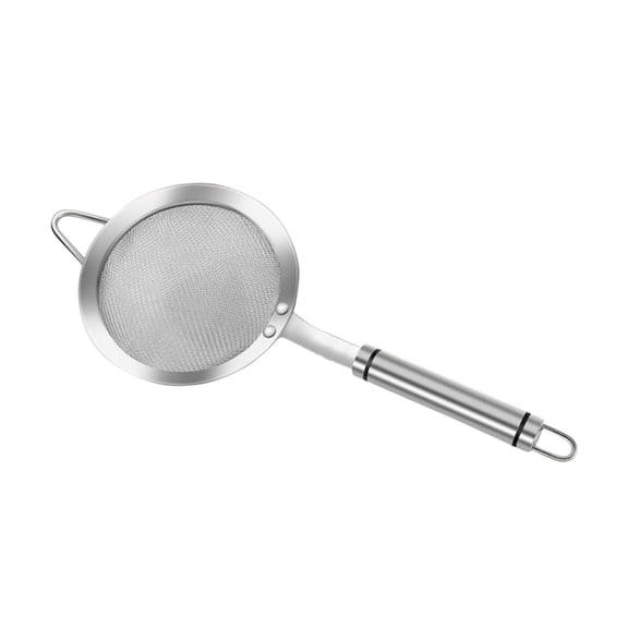 Strainer Spoon for Kitchen Use | Food Strainer Spoon with Fine Mesh 304 Stainless Steel for Fruits Vegetables and