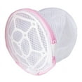 thumbnail image 1 of Fine Mesh Laundry Bag for Bras & Delicates | Protective Washing Machine Bag with Plastic Frame | 15x15cm Underwear Wash Bag | Prevents Damage & Tangling | 1PC Polyester, 1 of 7