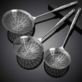 Fine Mesh Skimmer Spoon, Professional 304 Stainless Steel Hot Pot Fat