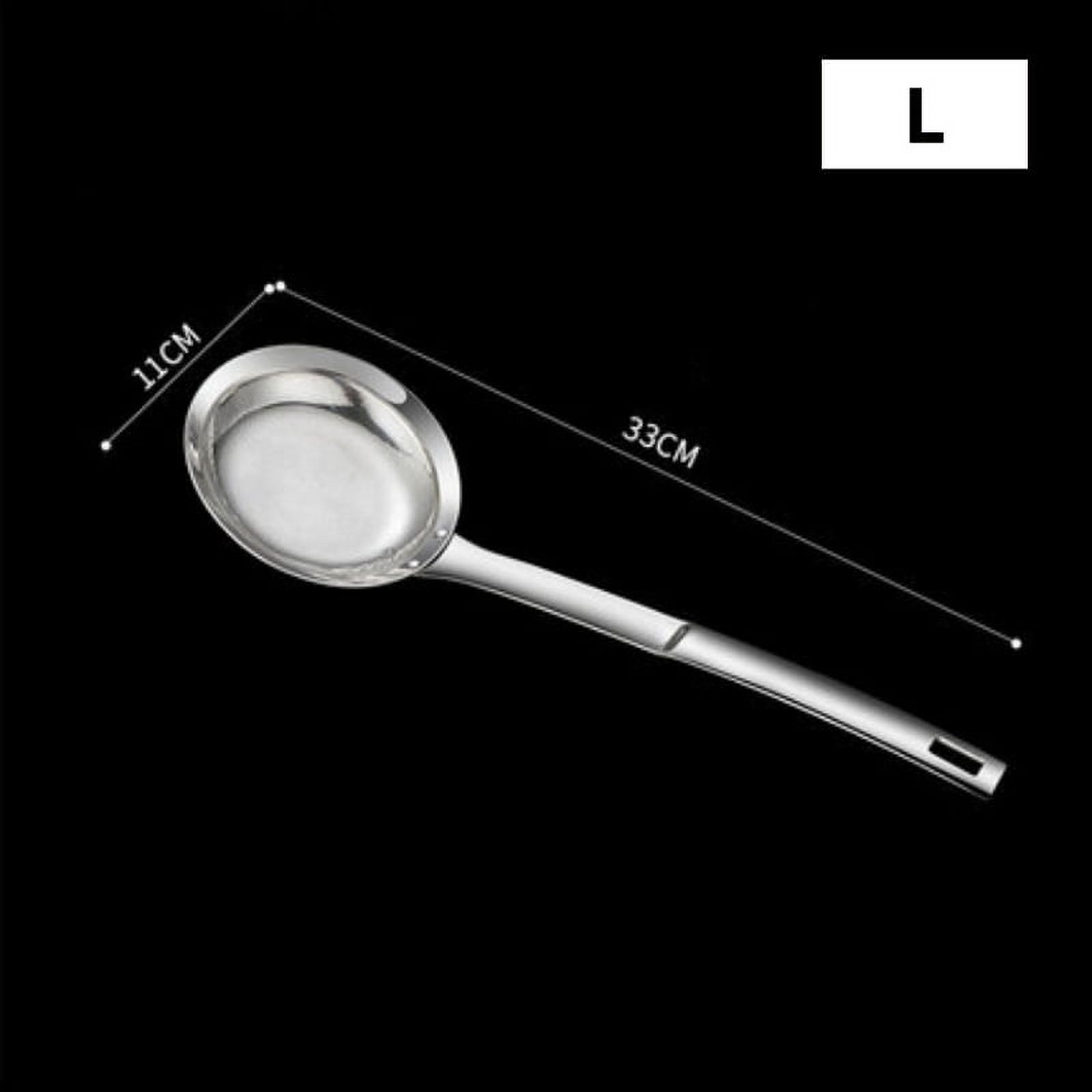 Fine Mesh Stainless Steel Skimmer Spoon Easy Grease & Foam Removal