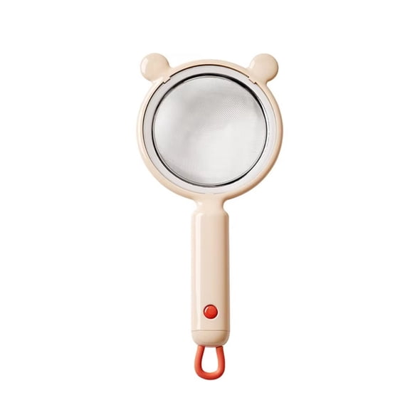 Fine Mesh Strainer, Multipurpose Sieve, 3.5 Inch Ultra Fine Durable Material Screen Flour Sifter, Handheld Filter Spoon for Straining Soy Milk, Student Puree, Baking Powder,