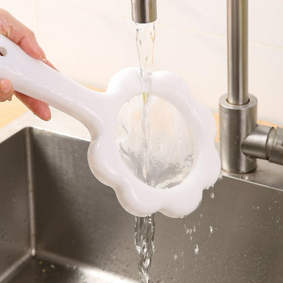 Fine Mesh Strainer Spoon - 120 Micron Nylon Filter for Coffee, Tea, Milk & Yogurt | Reusable Kitchen Sieve for Straining & Sifting | Includes 1 Strainer