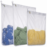 Fine Mesh Wash Bags, 3 Pack 2L+1M Reusable for Delicates & Travel