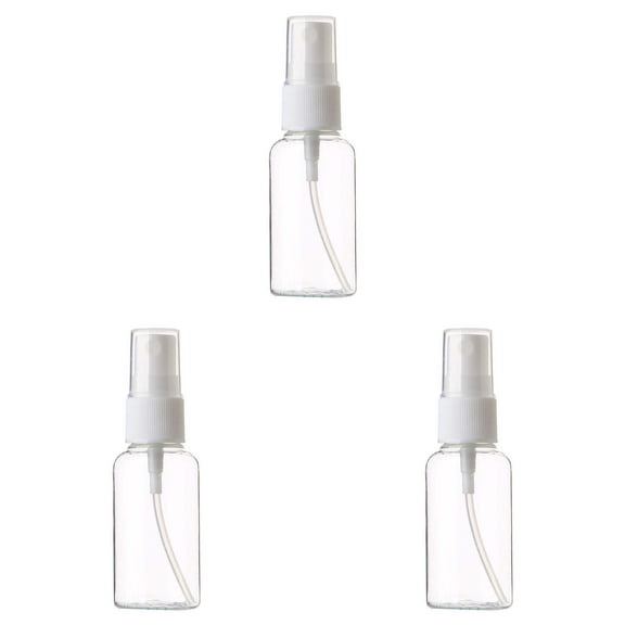Fine Mist Spray Bottle 3 Pack 3.4oz / 100ml, Refillable Cosmetic Travel Containers, Plastic Hair Perfume Lotion Sprayer, Leak-Proof Lightweight1.01 fl oz (30 ml)3PCS